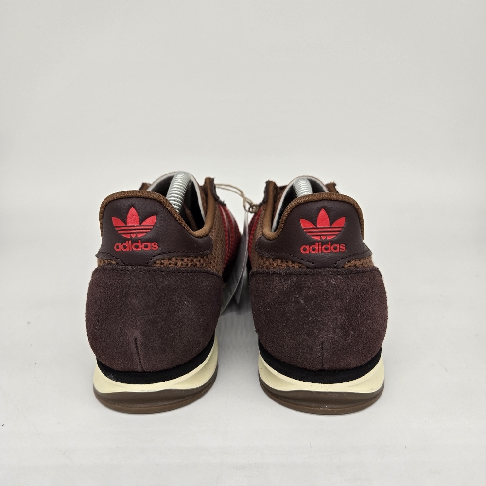 New adidas SL 72 OG Shadow Brown Collegiate Red Women's Shoes Size 11 - Picture 4 of 8